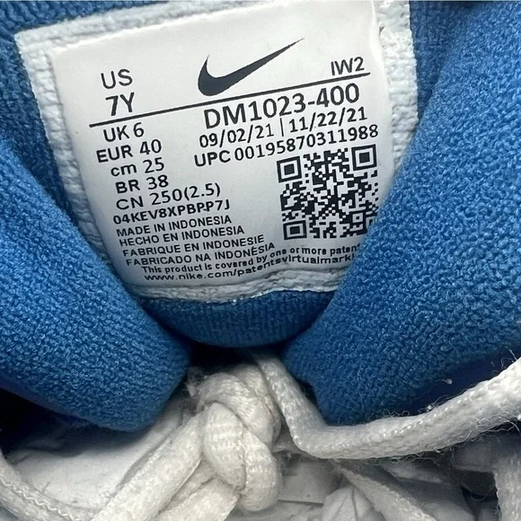 Nike Air More Uptempo Royal Blue Retro - Youth Size 7 Women's Size 8.5 USED - Picture 8 of 8